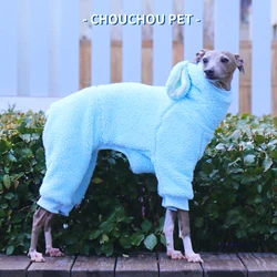 Mono invernal para galgo italiano - abrigo de lana de cordero