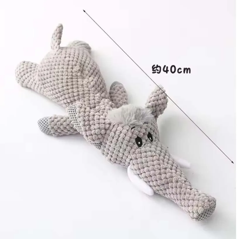 Juguete masticable para perros grandes con sonido – Peluche suave - imagen 5