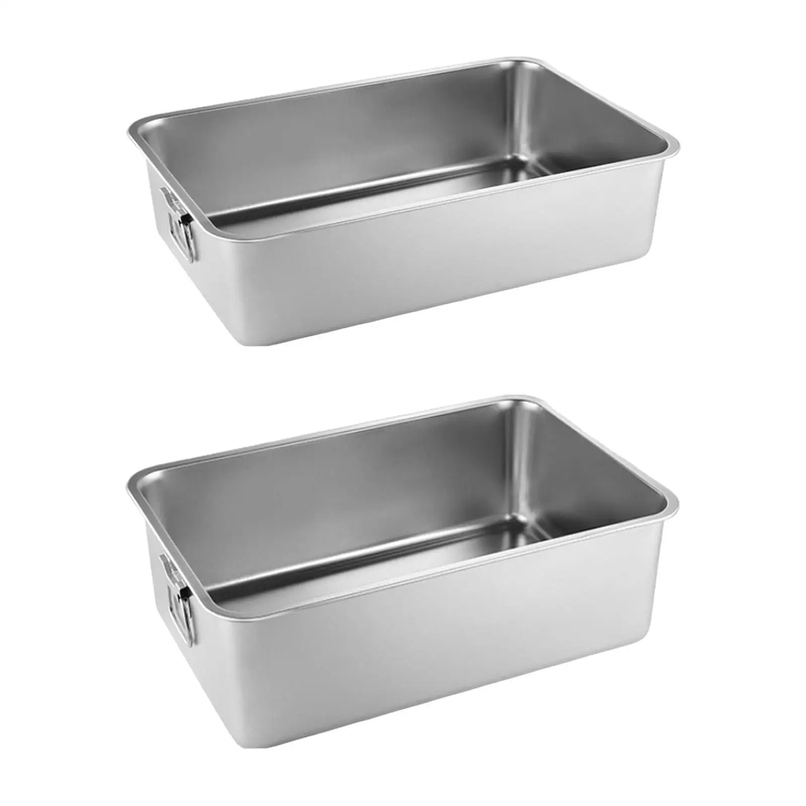 Cat Litter Box Steam Table Pan Cat Toilet Cat Cleaning Basin Pet Litter Tray