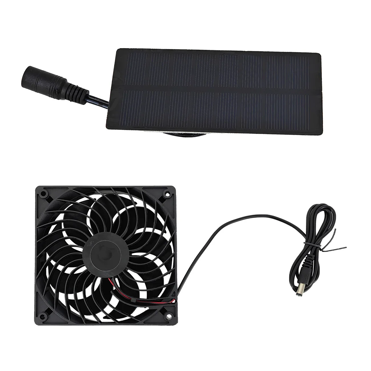 Ventilador solar 12V para gallinero y cobertizo - Kit con panel - imagen 5