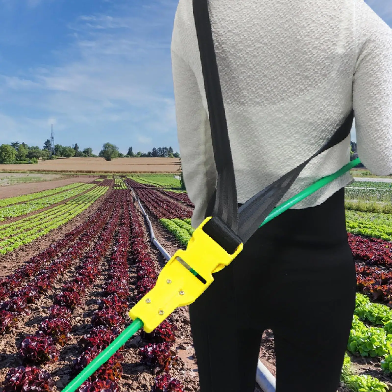 High Pressure Water Pipe Shoulder Strap Labor Saving Wear Resistant Portable Practical Nylon Adjustable for Garden Agricultural