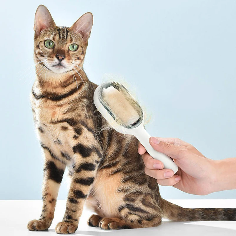 Nuevo peine de depilación para limpieza de mascotas con toallitas húmedas desechables, removedor de pelo, peine para gatos, depilación para perros y gatos - imagen 4