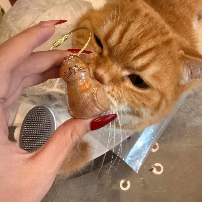 Colgante para pelo de gato – cápsula recogedora, recuerdo de mascota - imagen 2