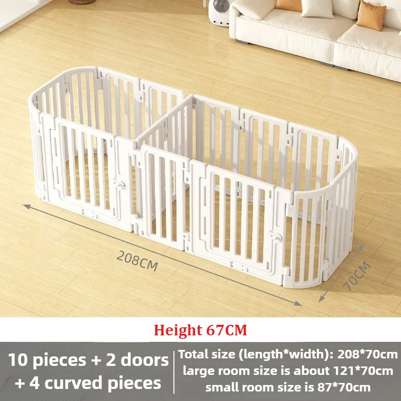 Curved 10 PCS 2 Door