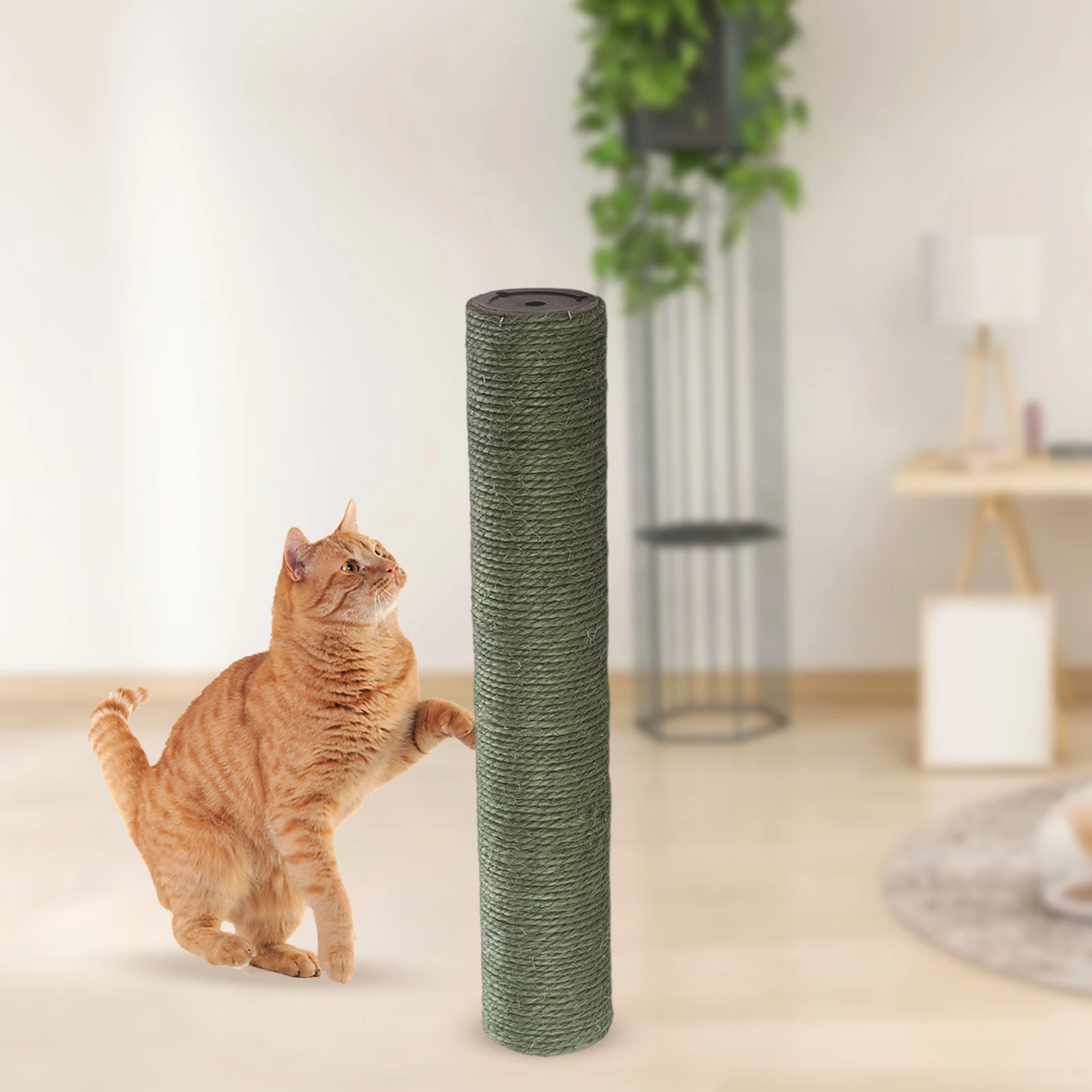 Poste rascador para gatos, cuerda de Sisal, árbol rascador para gatos, garras duraderas para moler gatitos, accesorios para animales pequeños, juegos en interiores - imagen 3