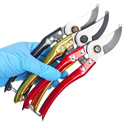 Tijeras de jardinería profesionales de acero inoxidable, podadora de ramas, árboles frutales, flores, herramientas de podar para el hogar