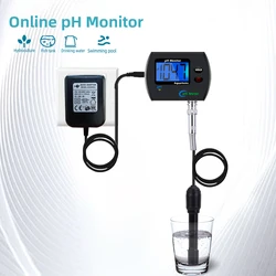 Medidor de pH digital para acuario y agua potable - Probador preciso