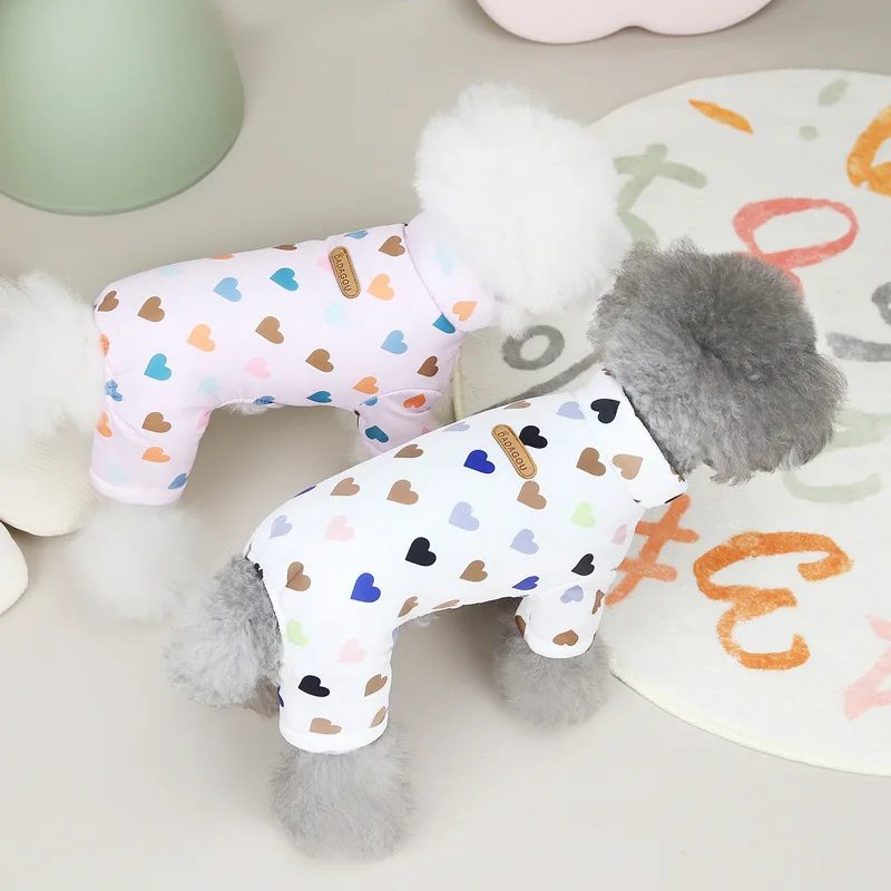 Mono abrigo de cuatro patas para perro – Peluche cálido invierno - imagen 3