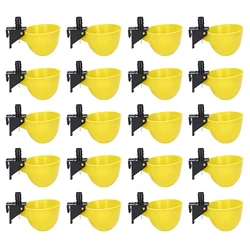Bebedero automático para pollos y codornices – tazas amarillas 9,5mm