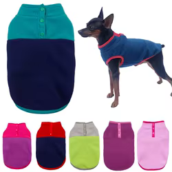 Chaleco cálido lana para perros y gatos pequeños – Chihuahua, Pug, Shih Tzu