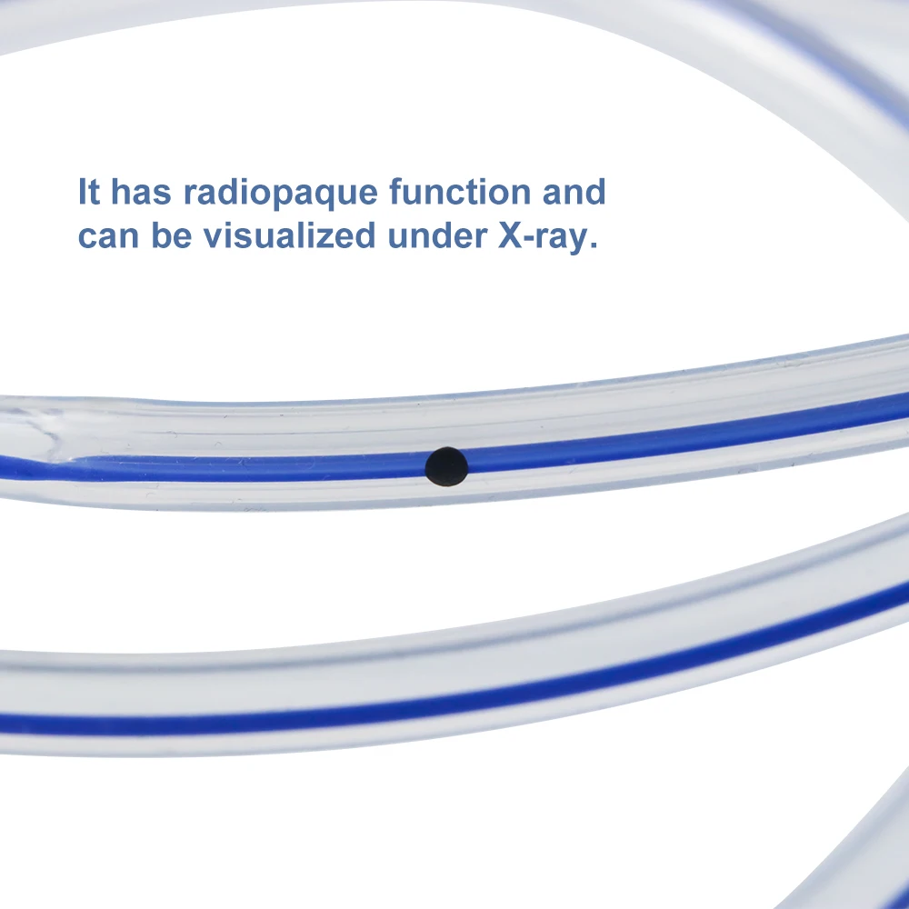 Drenaje estriado redondo de silicona 10Fr-24Fr 120cm a prueba de obstrucciones con tubo de drenaje de ranura abierta Trocar equipo veterinario de esterilización Eo - imagen 5