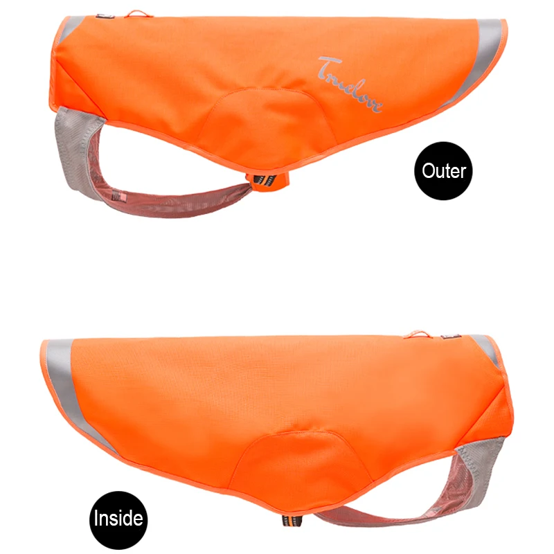 Winhyepet-Sudadera para perros, ropa para mascotas, arnés impermeable de invierno para perros pequeños y grandes, abrigo para exteriores, sudaderas con capucha reflectantes - imagen 2