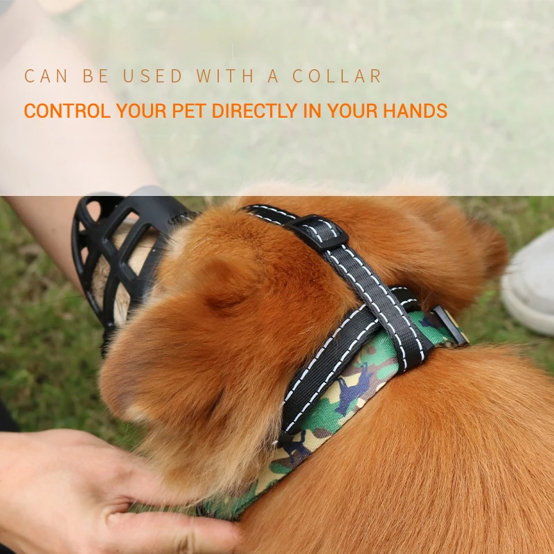 Bozal para perro mascota, suave, transpirable, bidireccional, fijo, antipicazón, antimordeduras, antiladridos, anticomer, suministros para mascotas - imagen 5