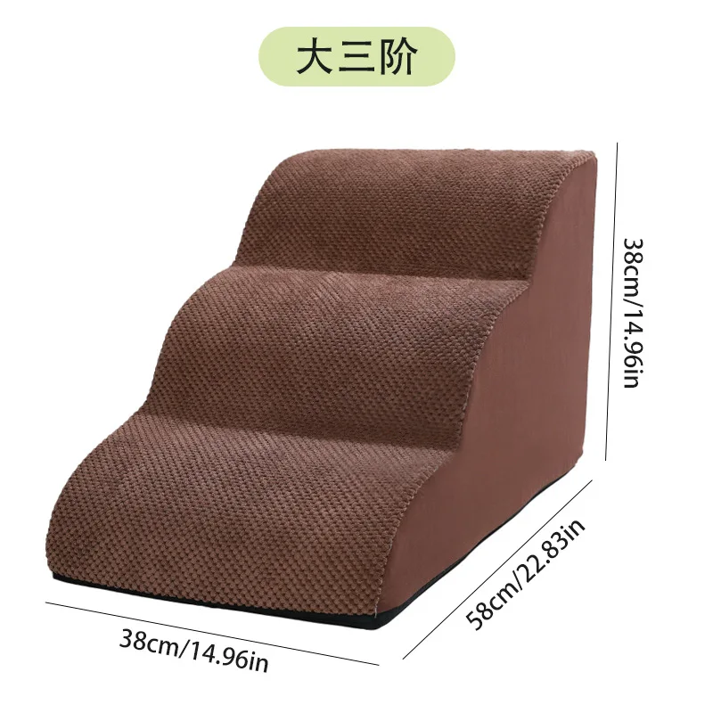 Escalera para Mascotas: Escalones de Felpa para Gatos y Perros - imagen 5