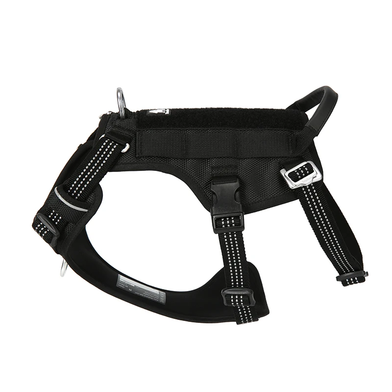 Winhyepet-arnés para perros al aire libre, chaleco táctico reflectante con etiqueta personalizada, arnés antiescape de doble H, servicio de viaje para perros - imagen 2