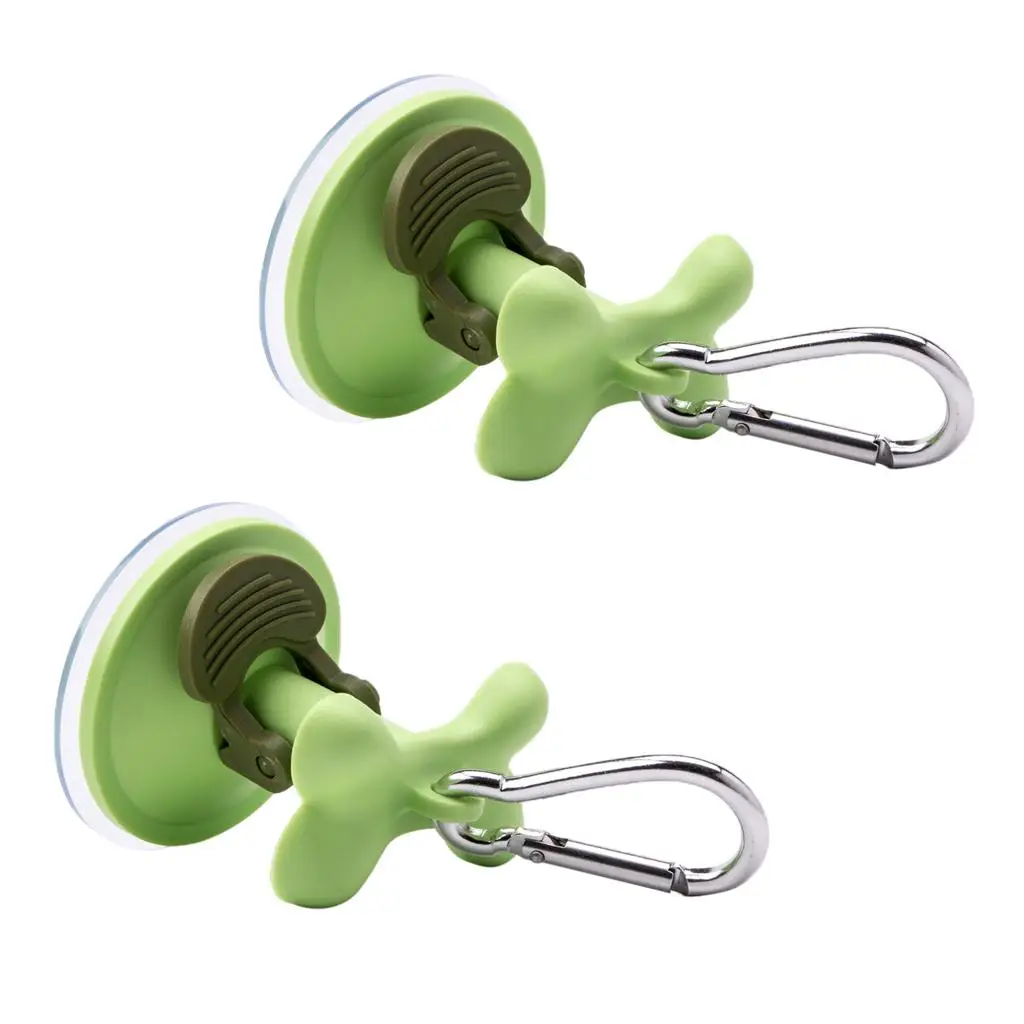 Gancho de succión para correa de perro portátil, 2 piezas, para viaje y baño, aleatorio