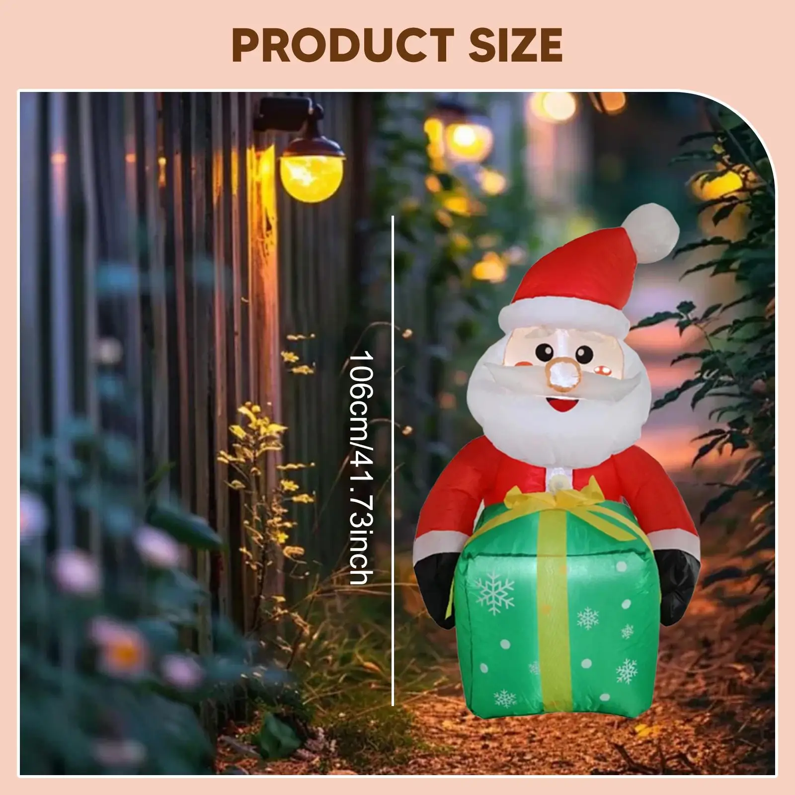 Christmas Inflatable Santa Claus,Blow up,Built in LED Lights,Garden Lawn Yard Decor Yard Decoration for Garden Patio Lawn Winter Christmas Inflatable Santa Claus,Blow up,Built in LED Lights,Garden Lawn Yard Decor Yard Decoration for Garden Patio Lawn Winter