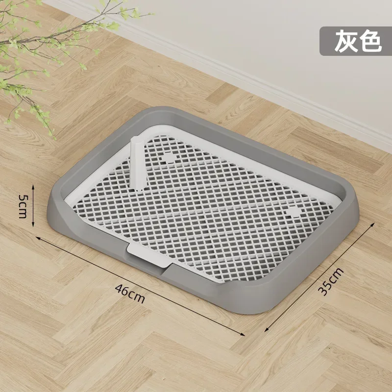 Nuevo inodoro plano para mascotas, urinario para perros pequeños y medianos a prueba de salpicaduras, se puede esclarar, suministros de inodoro para mascotas grandes - imagen 5