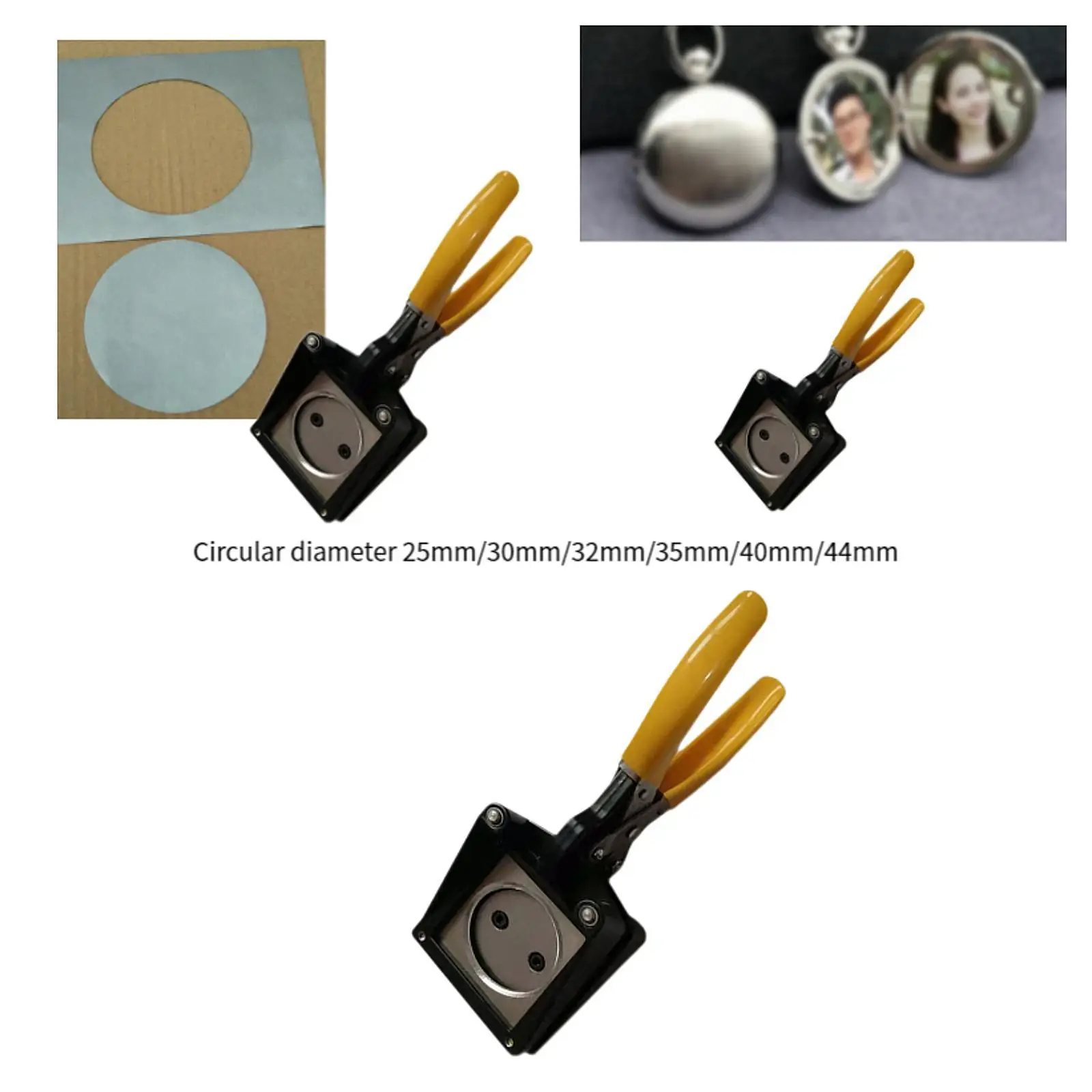 Handheld Passport Photo Cutter Metal Easy to Use Quick ID Die Cutter Punch Paper Punch for Public School Passports Studio Office