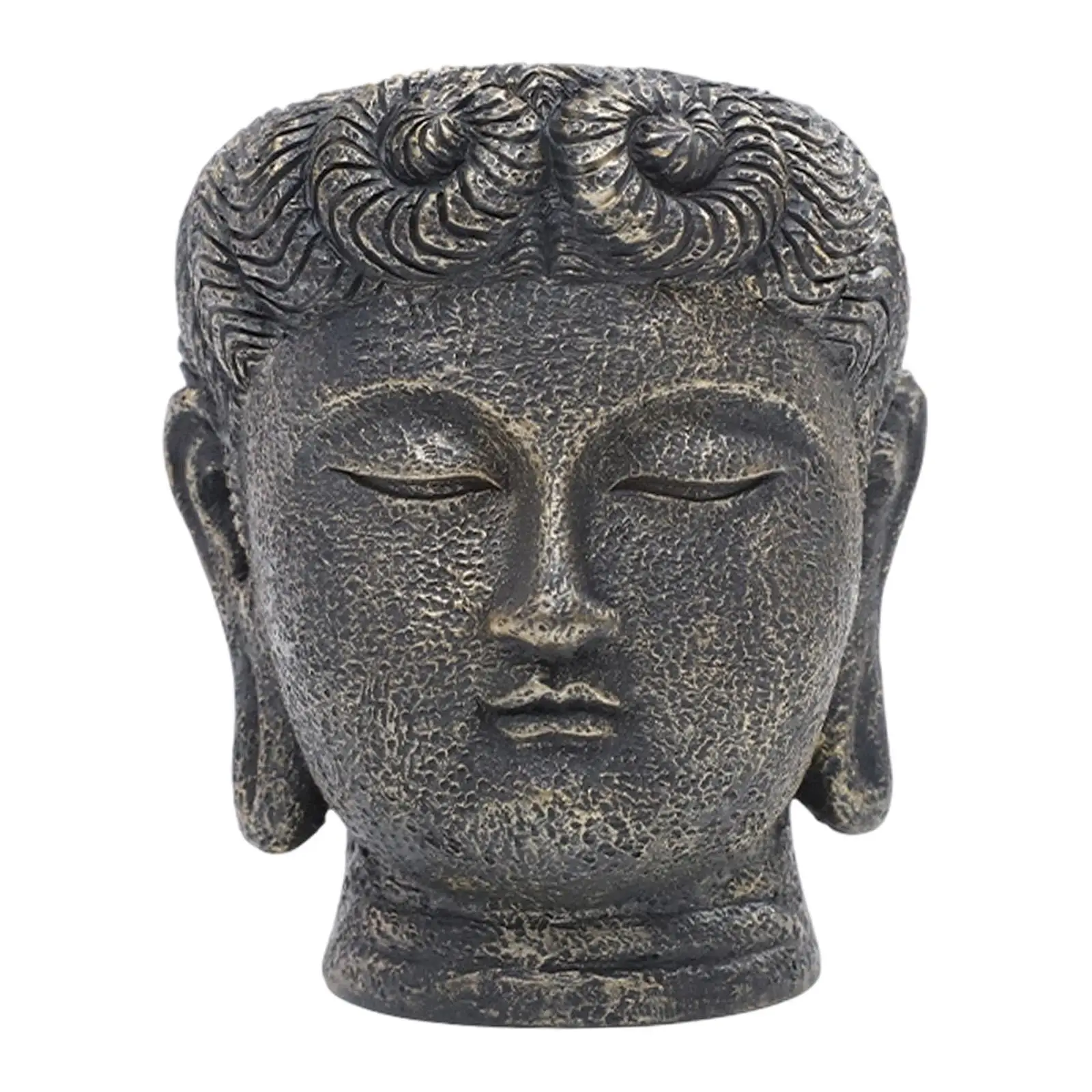 Maceta con cabeza de Buda, maceta con ilustraciones decorativas, maceta, planta, contenedor de flores para jardín, patio, restaurante, granja - imagen 4