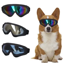 Gafas para mascotas, gafas de sol con protección solar para exteriores para perros grandes, a prueba de polvo, impermeables, a prueba de viento, gafas de moda para personas también se pueden usar