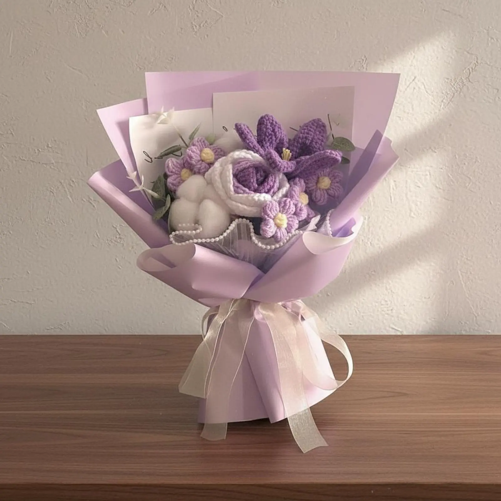 Arreglo floral de hilo duradero sin mantenimiento para gatos y perros - imagen 4