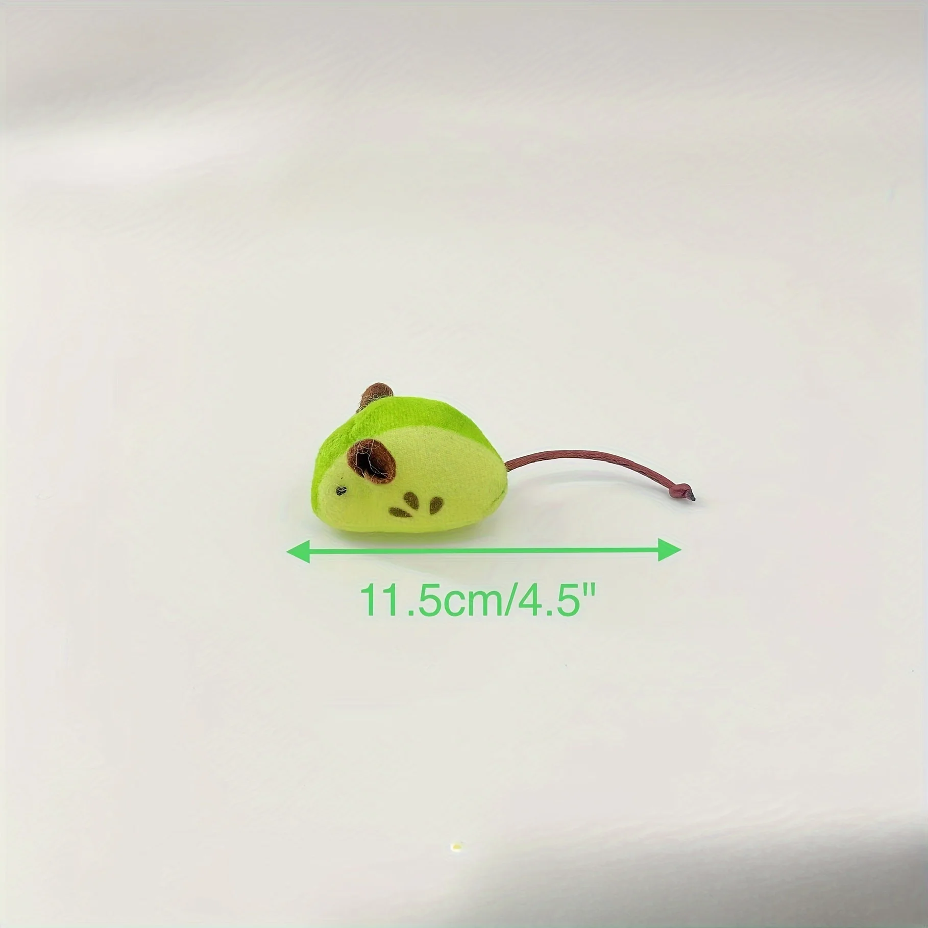 Remolque de ratón para gato, Serie de frutas surtidas, juguetes interactivos para gatos, suministros para mascotas hechos de diseños de poliéster para juegos de interior - imagen 5