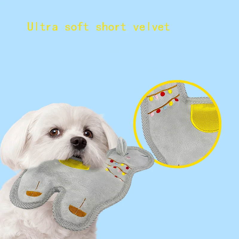 Juguetes para perros, alpaca de dibujos animados de peluche, compañero cálido de invierno para todo tipo de perros, grandes, medianos y pequeños - imagen 5