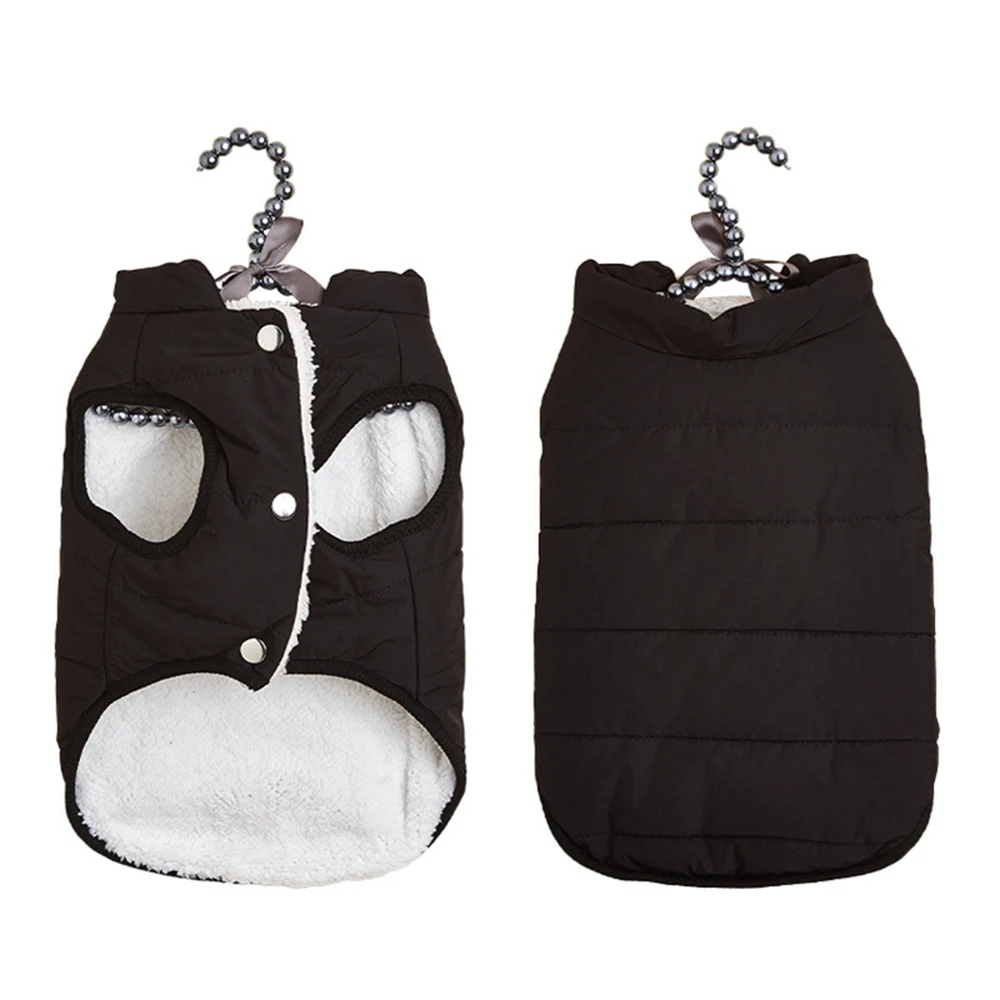 Ropa cálida de invierno para perros pequeños, chaleco grueso impermeable para cachorros, chaqueta para Chihuahua, disfraz para perros Pug, S-XL - imagen 5