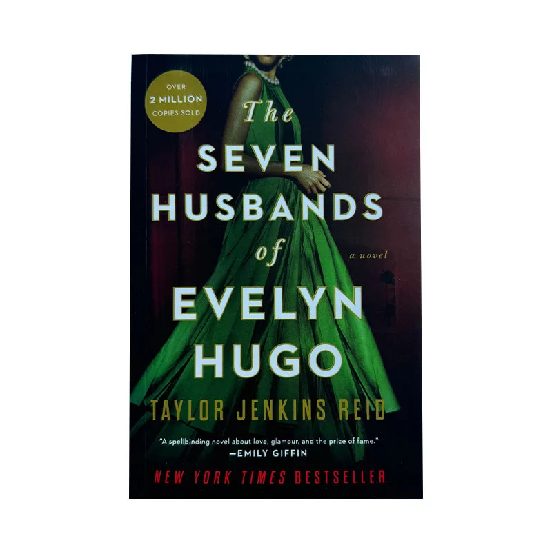 Los siete maridos de Evelyn Hugo Story Novel en libro en inglés