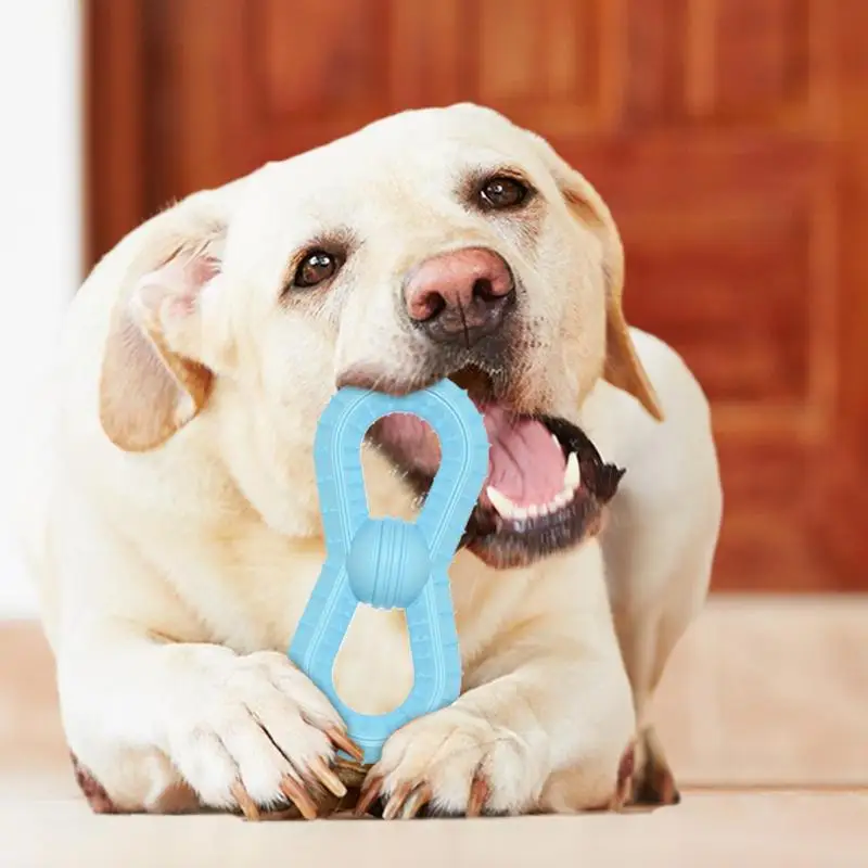 Juguete masticable de goma TPR para perro, resistente, Indestructible, Limpieza de dientes, más fuerte, Natural, interactivo - imagen 2