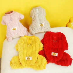 Mono de lana térmica para perros y gatos – Pijama de invierno