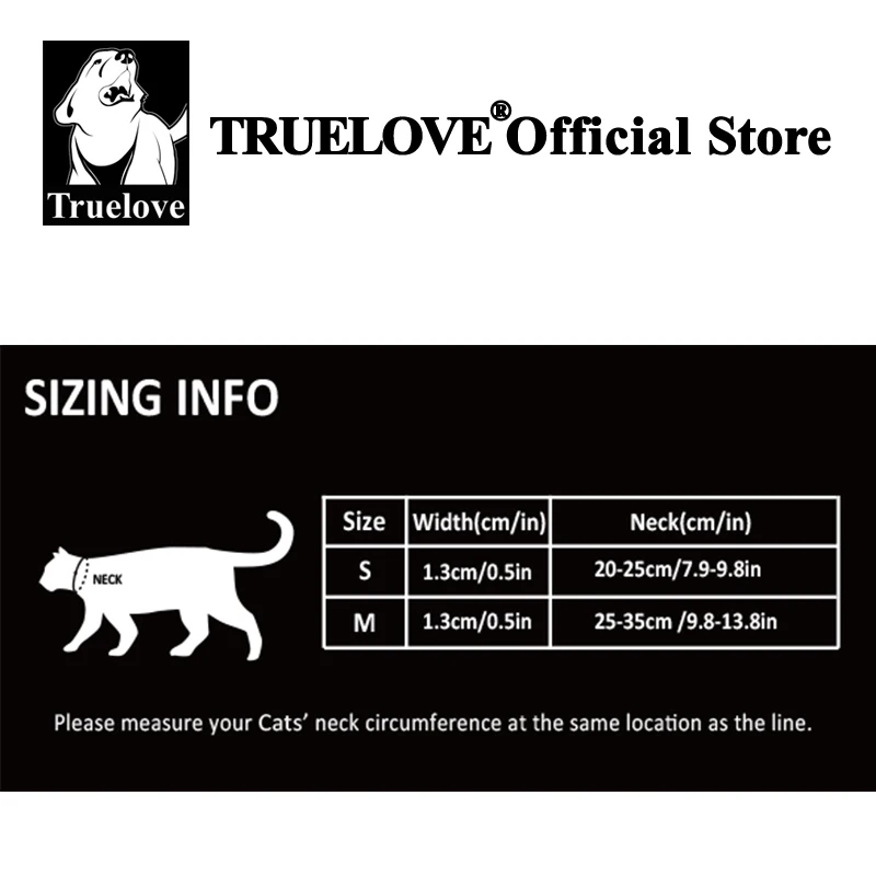 Truelove Pet Floral Collar with Bell Puppy Kitten Nameplate Necklace Cat and Dog Pet Supplies British Shorthair ChihuahuaTLC5312 - imagen 4