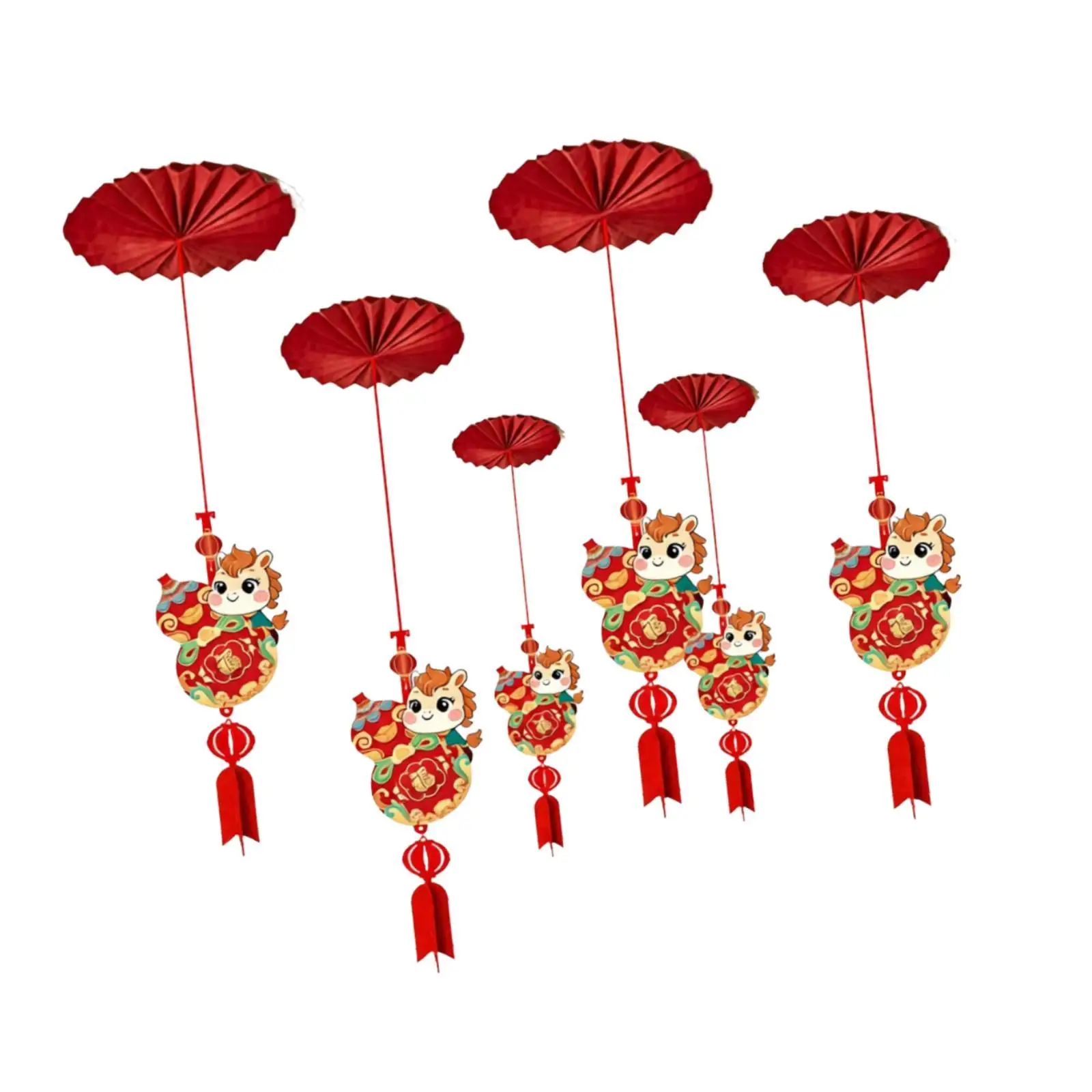 Decoración colgante para techo 2026 – 6 piezas para festival de primavera - imagen 2