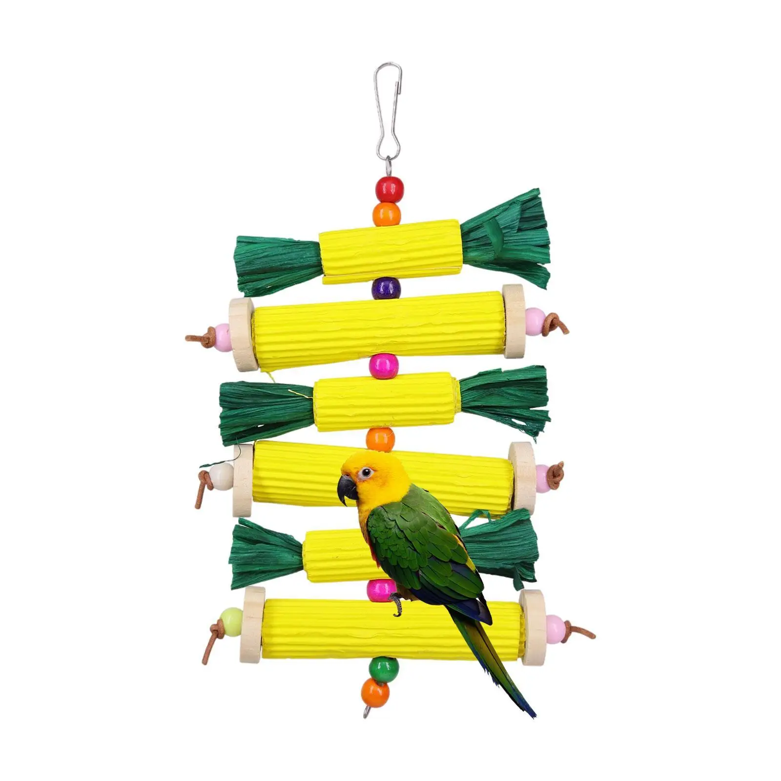 Juguete para pájaros, juguete para rasgar loros, juguete para masticar para cacatúas, araras, periquitos - imagen 4