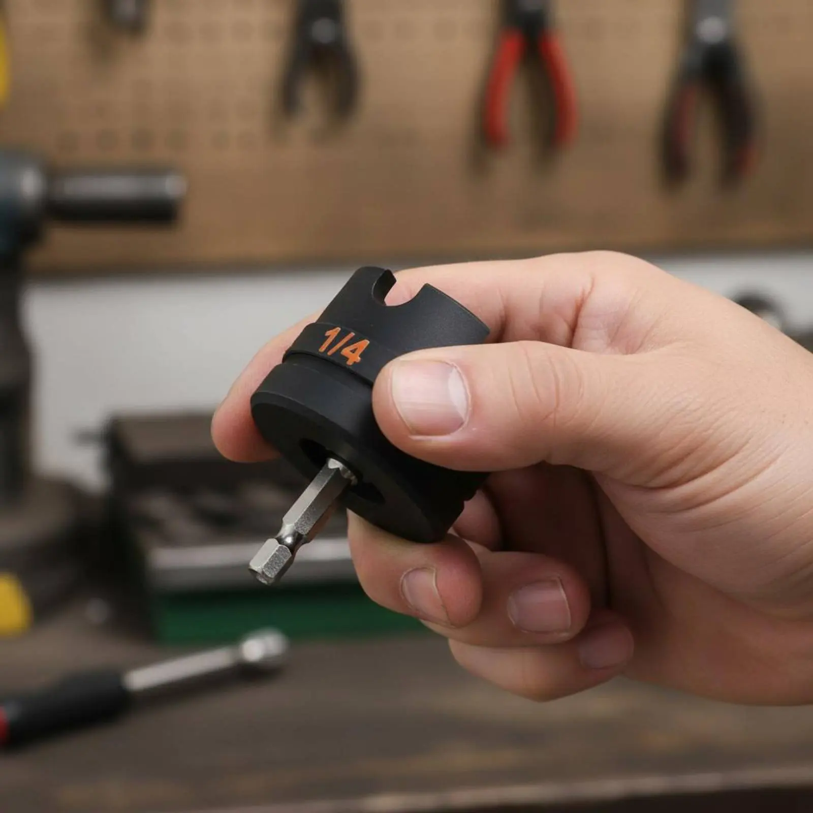 Accesorio taladro para tuercas con vástago hexagonal resistente a golpes - imagen 4