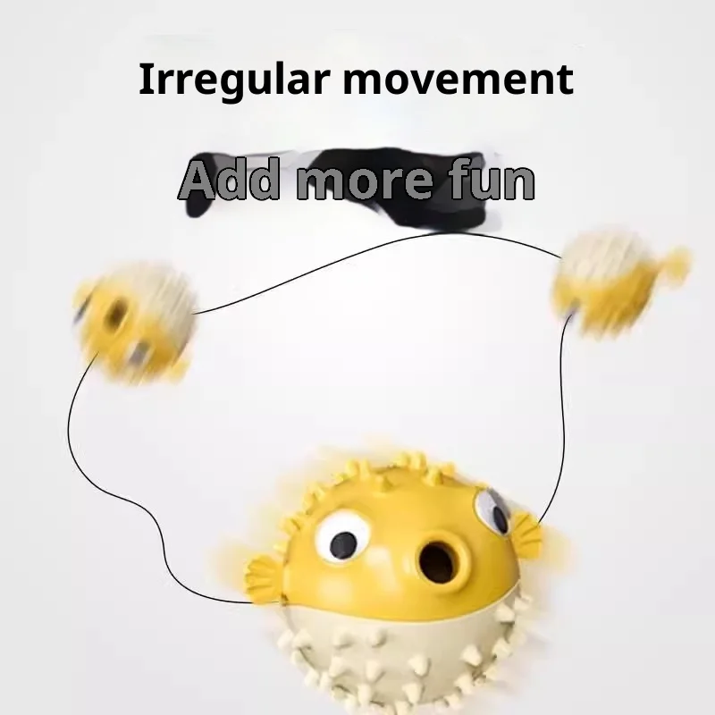 Juguete para aliviar el aburrimiento del perro con dispensador de golosinas, bola a prueba de masticar para Corgi Teddy Golden Retriever, diversión para limpieza de dientes - imagen 2