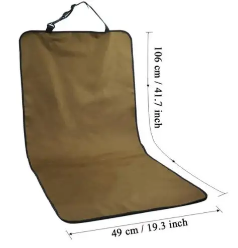 Cojín para mascotas para asiento de copiloto de vehículo, respaldo de coche contra la suciedad, Alfombra de viaje al aire libre, monolítico, gatos y perros - imagen 4