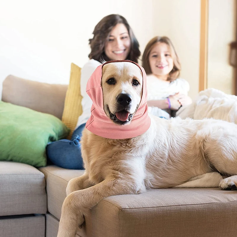Gorro cálido de invierno para cachorros y perros grandes, gorro para cubrir la cabeza relajante para perros pequeños, medianos y grandes, accesorios para mascotas, suministros de aseo - imagen 3