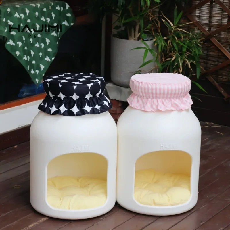 Biberón con diseño bonito, nido para perros y gatos, taburete pequeño multifuncional, perrera para gatos, productos para el hogar, muebles, suministros, accesorios - imagen 2