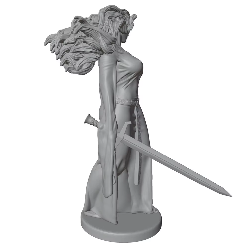 Miniatura de resina 75mm para coleccionismo – Figura sin pintar 1/24 - imagen 3