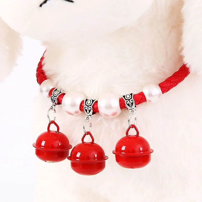 Collar de campana de estilo Vintage para gato, Collar retráctil para perro, conejo y gatito, estilo japonés, suministros bohemios para mascotas, 1 ud. - imagen 3