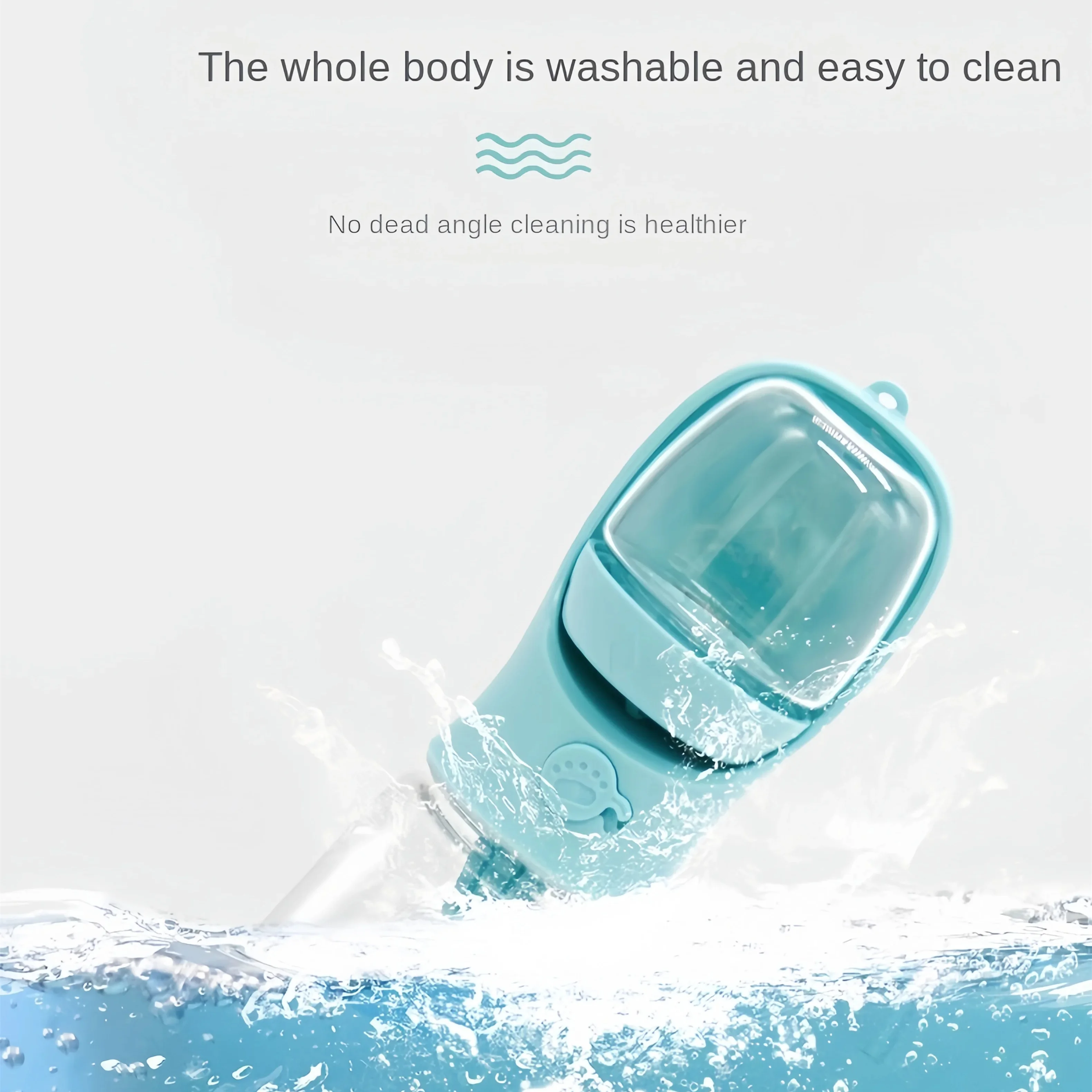 Botella de agua portátil para perros y gatos con almacenamiento de alimentos y contenedor de agua para cachorros, cuenco alimentador para perros, suministros para mascotas de viaje al aire libre - imagen 4