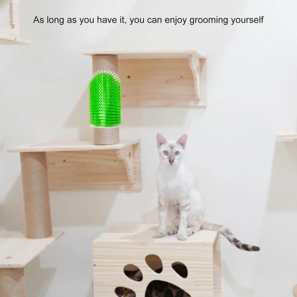 Peine extraíble para mascotas, cepillo de rascado para esquina de gato, masaje, depilación, herramienta de limpieza de aseo para mascotas, 2 piezas - imagen 3