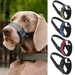 Bozal reflectante semiabierto para perros medianos y grandes – Seguridad nocturna