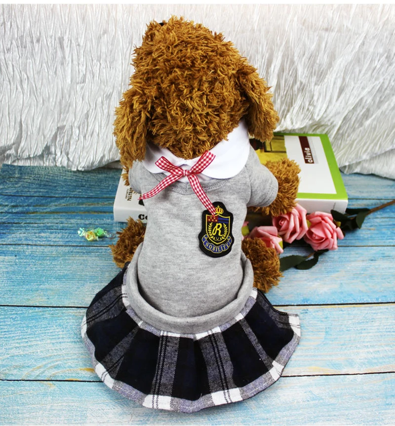 Ropa para perros de Campus, uniforme para mascotas, Ropa para perros pequeños y medianos, disfraz para Chihuahua, camisa para cachorros, Ropa para perros, Ropa Perro - imagen 5