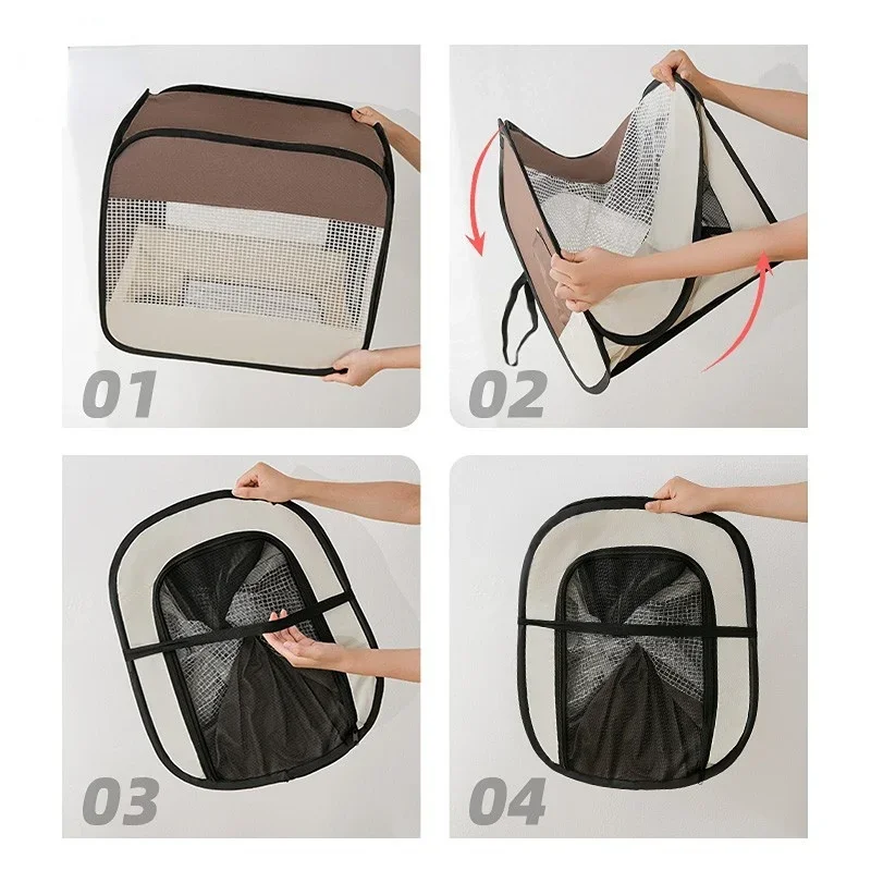 Caja de secado de mascotas para perros y gatos, baño, artefacto, secador de pelo, aseo, cuarto seco, bolsas para perros, pata - imagen 4