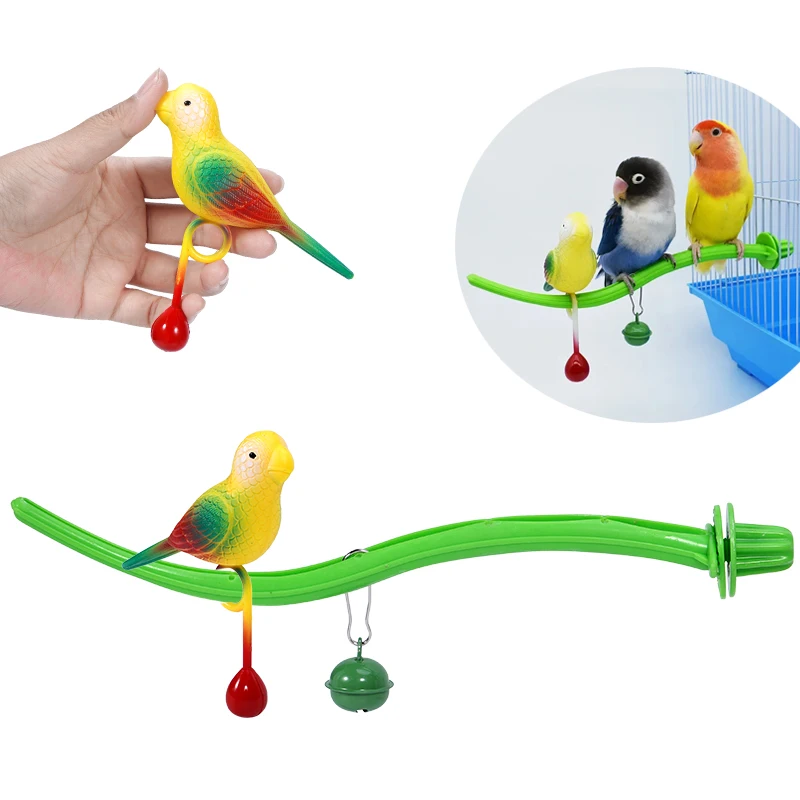 Soporte de percha para pájaros, soporte para loros, plataforma, jaula de juguete, perchas para loros, accesorios para periquitos, jaula para pájaros, juguete para pájaros pequeños