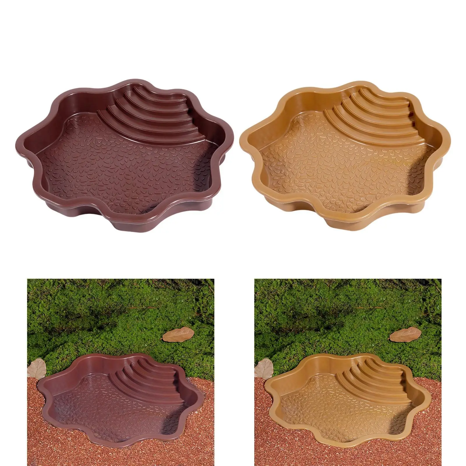 Reptile Water Bowl Reptile Water Dish for Bearded Dragons Gecko Pet Supplies