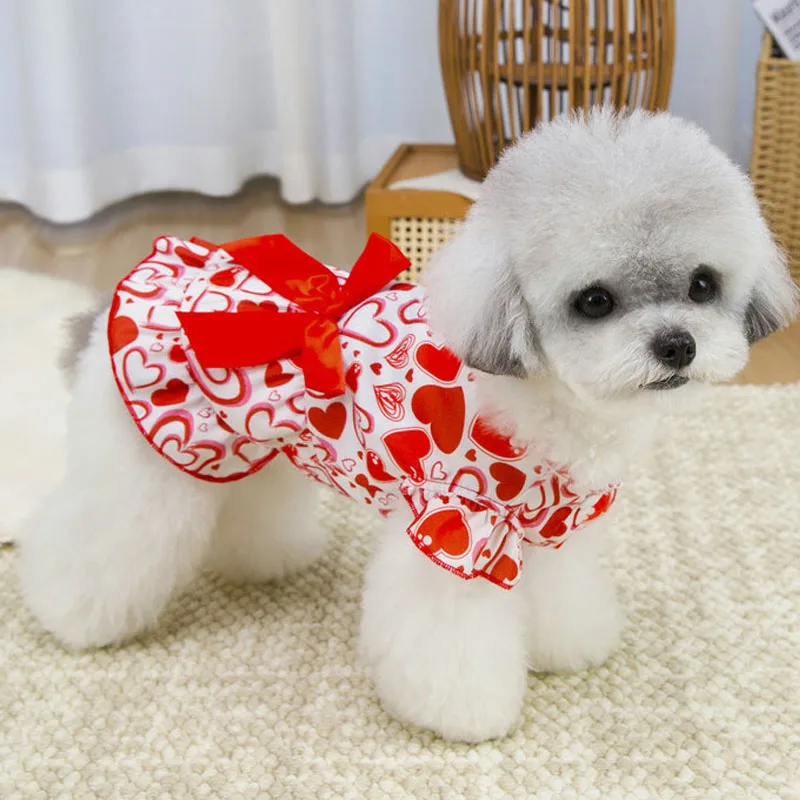 Vestido primavera para perros pequeños – Mangas voladoras - imagen 3